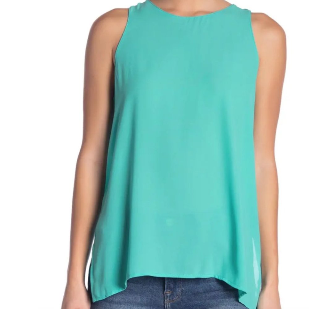Lush Tank Top, Polyester, Size Large, Minty Green, NWT